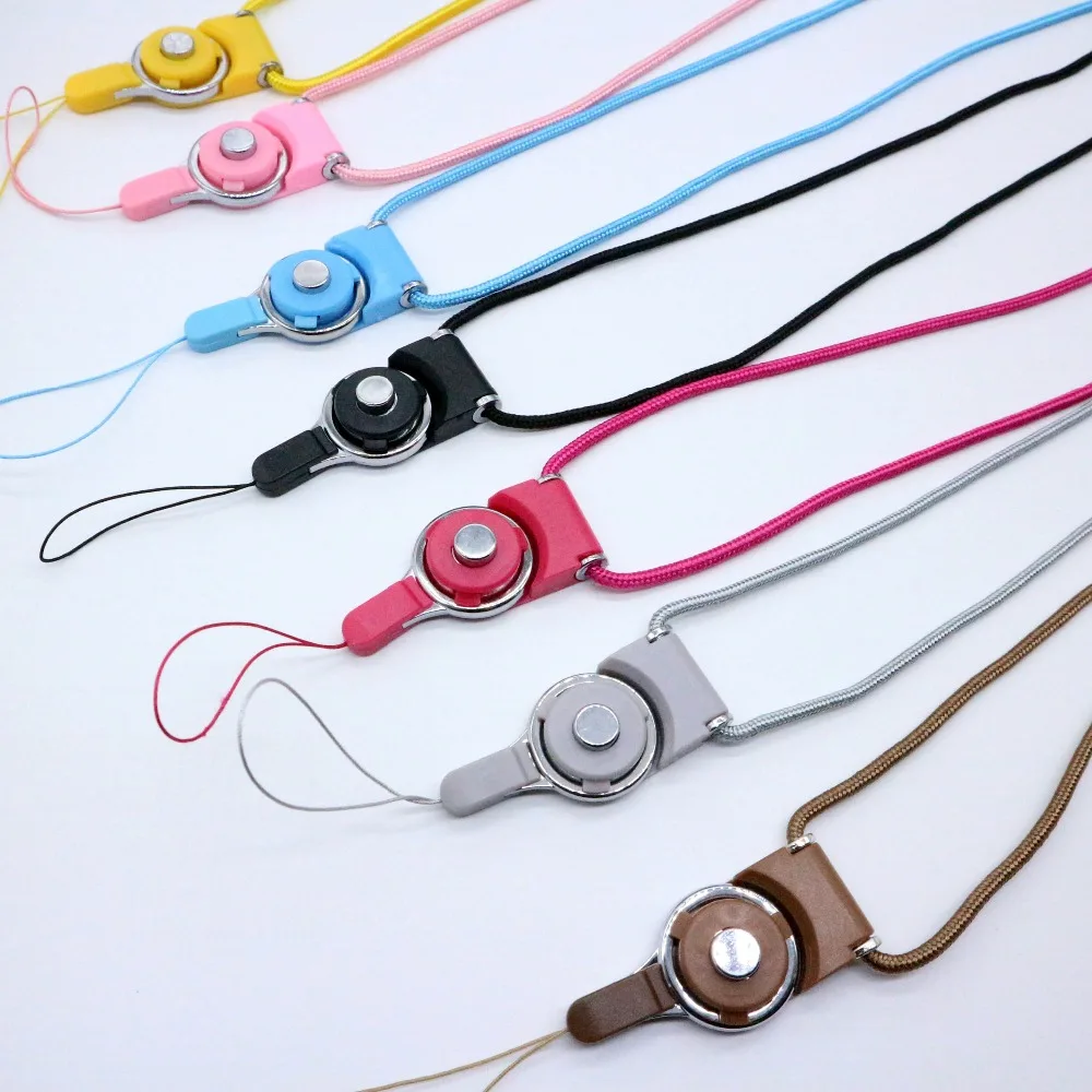 

100pcs/lot 2019 HOT Multifunction Hand Lanyard 2 in 1 ID Card USB Holders For Keys Camera Cell Mobile Phone Strap Wholesale