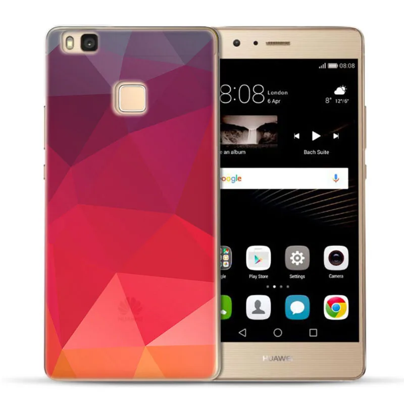 Mlcriyg мягкий чехол для телефона Huawei P9 Lite/P8 Lite/p10 Lite ТПУ Красочные Sky геометрии