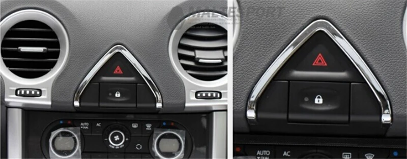 Для Renault Koleos 2009 2010 2011 2012 2013 2014 двойная прошивка светильник треугольный декор
