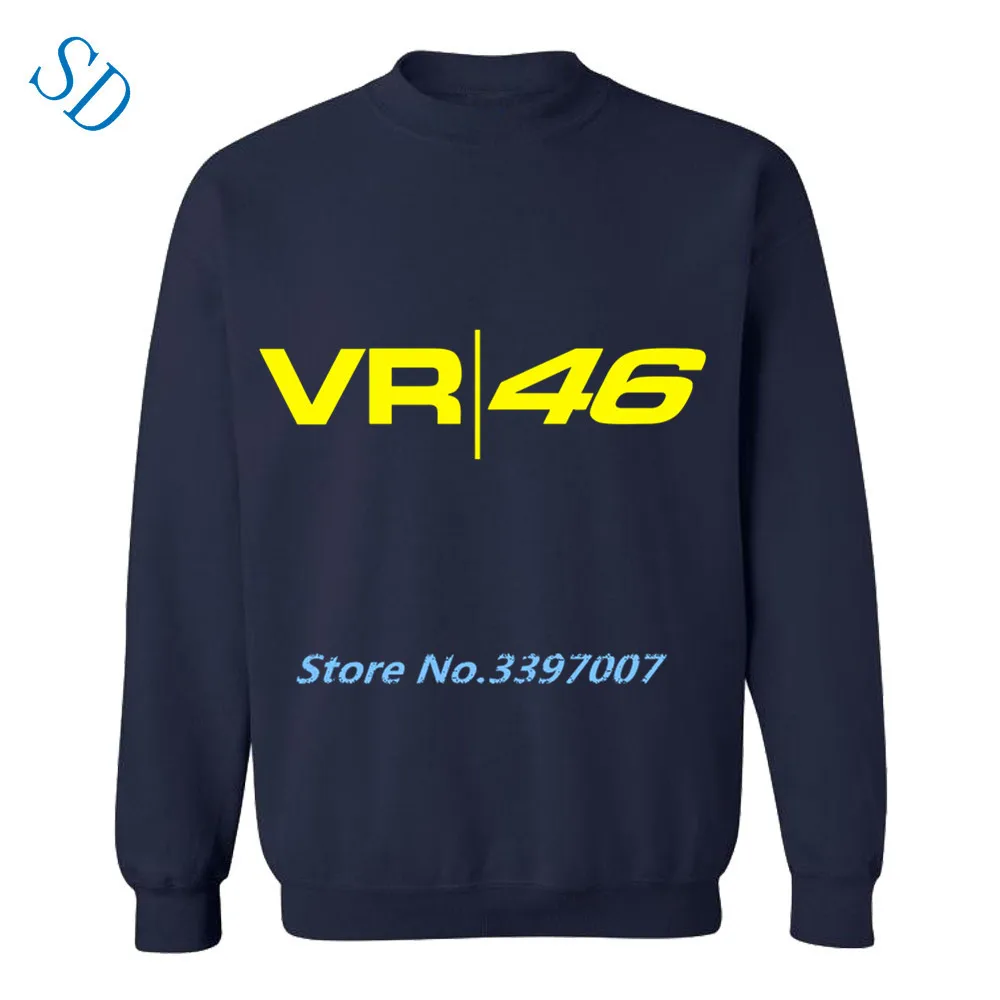 Новый Дизайн 2018vr 46 мотоцикл новый 3D Для мужчин с длинным sleeve100 % хлопок толстовка