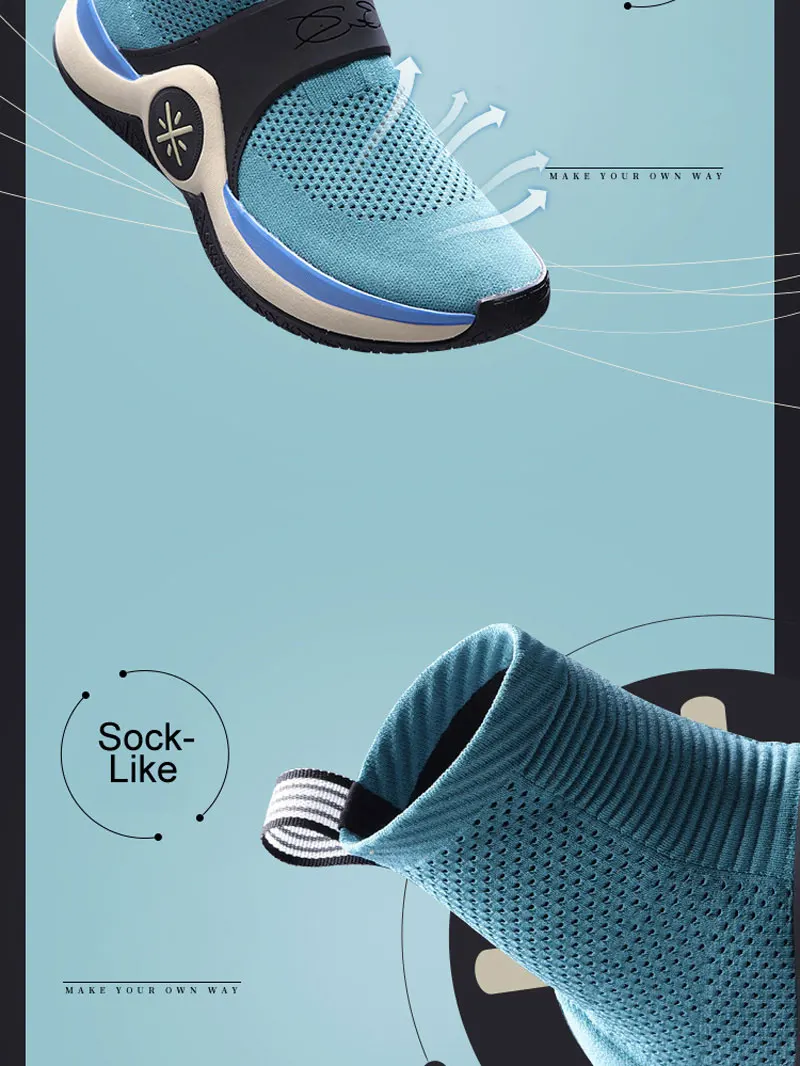 Li-Ning/кроссовки унисекс с подкладкой Wade WOW 6, Спортивная дышащая обувь AGWN026 XYL180