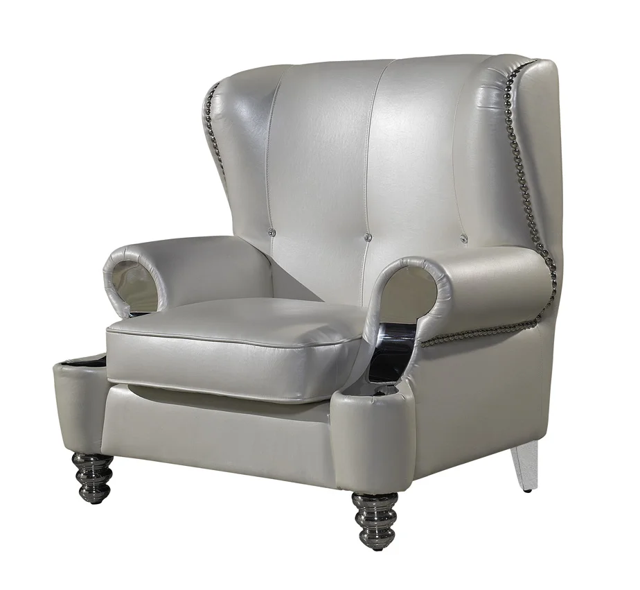 

Жемчужно-белый кожаный Французский Королевский диван для гостиной горячая Распродажа стул из натуральной кожи диван стул из натуральной к...