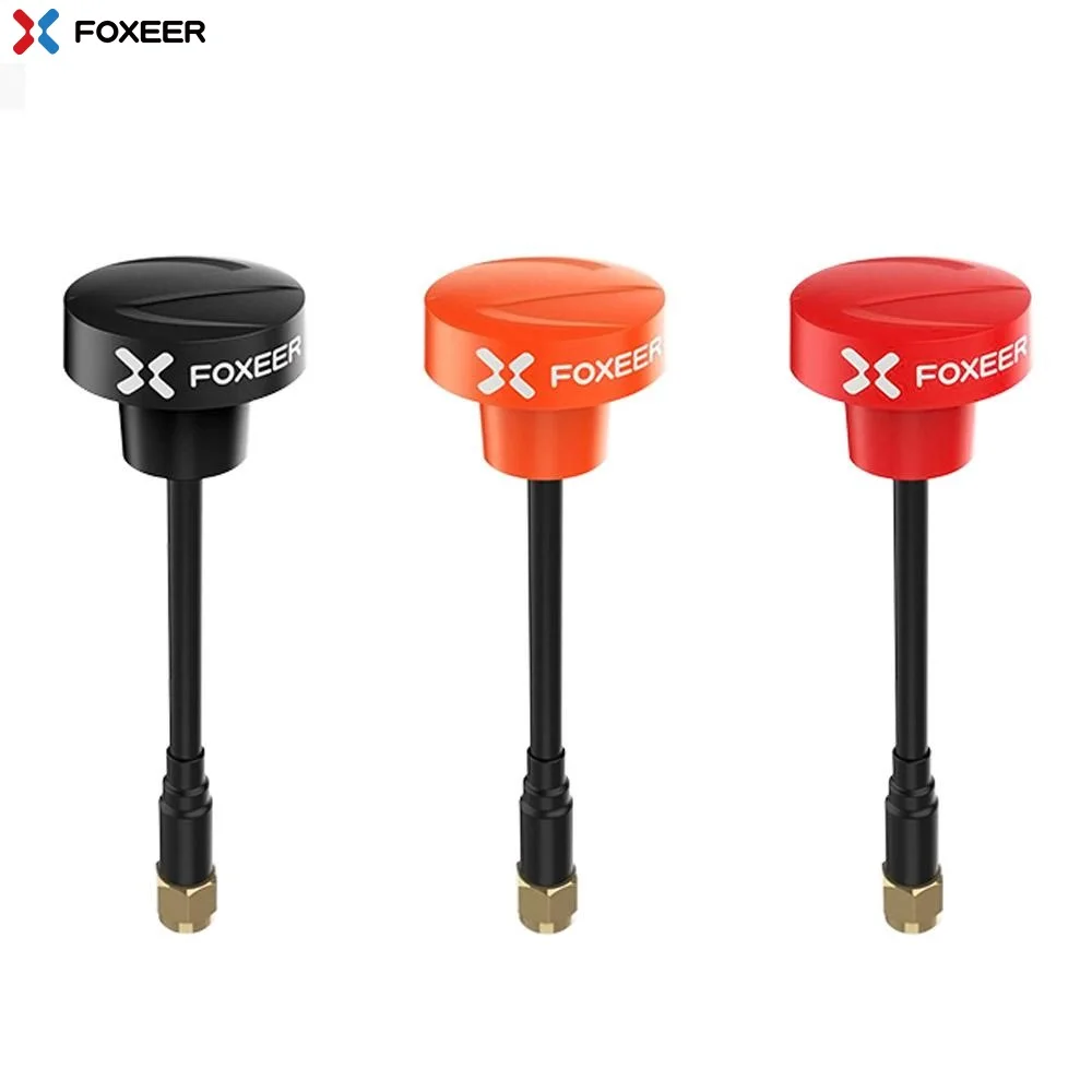 Пагода Foxeer pgoda Pro 5 8 ГГц 2dBi антенна rhcp fpv 86 мм SMA/RP SMA черный/красный/оранжево красный