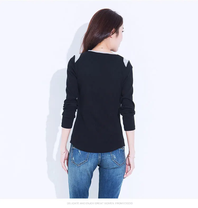 

Kerrilado Winter Autumn Women Hoodies Long Sleeve Casual Sweatsshirts Femme Pullover Tops Plus Size Female Black AX12