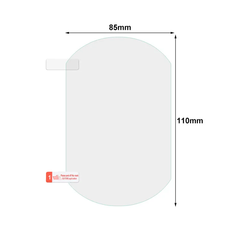 2 шт./компл. автомобильные наклейки анти туман прозрачная пленка антибликовое