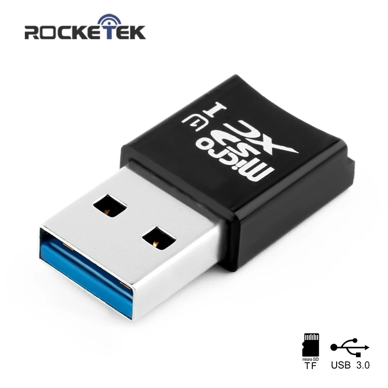 Rocketek usb 3,0 мульти карта памяти ридер адаптер мини кардридер для micro SD/TF microsd ридеры компьютер ноутбук