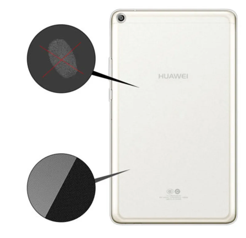 Силиконовый чехол из ТПУ с кристаллами для HUAWEI MEDIAPAD T3 8 0/10 дюйма Прозрачный