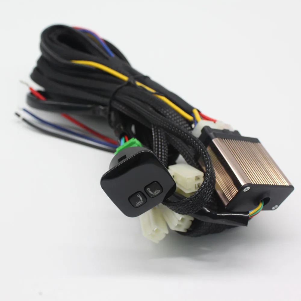 Автомобильное подогреваемое сиденье ЖК дисплей 5 скоростной 2 кнопочный