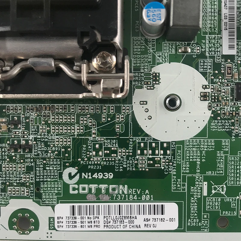 Оригинал для HP Pro 400 AIO хлопковая настольная материнская плата MB 737339-001 737339-501 737339-601
