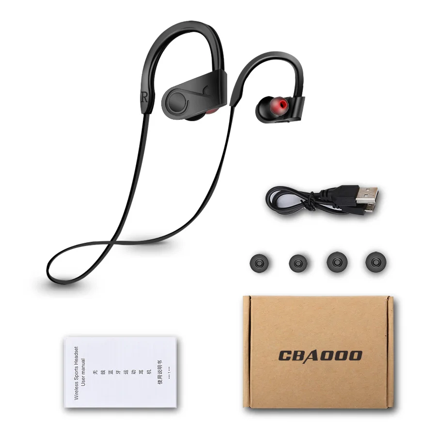 Спортивные Беспроводные Bluetooth наушники CBAOOO K99 с басами гарнитура