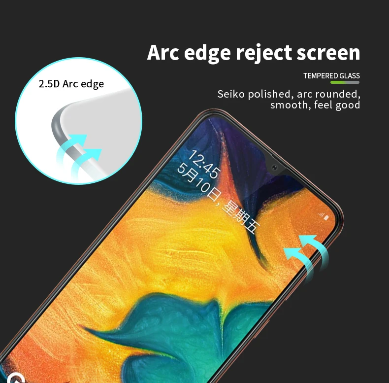 MOFi для samsung Galaxy A50 A40 стекло закаленное 3D полное покрытие закаленное стекло для samsung Galaxy A40S защита экрана стеклянная пленка