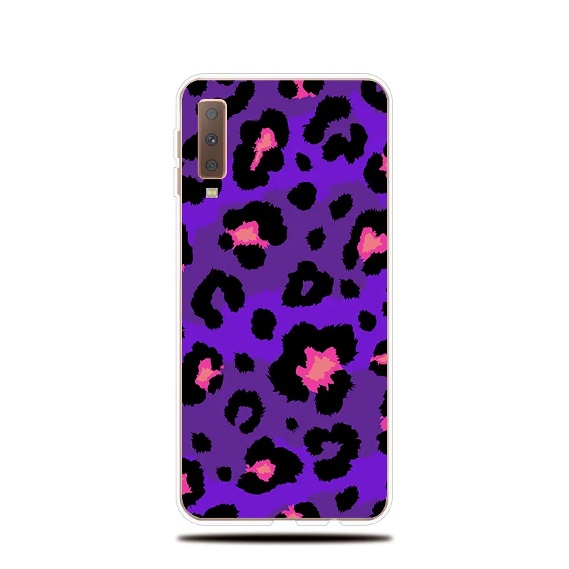 Силиконовый чехол для Samsung Galaxy A3 A5 A7 2017 2016 2015 A6S A8S с леопардовым принтом A6 A8 A9 Plus 2018