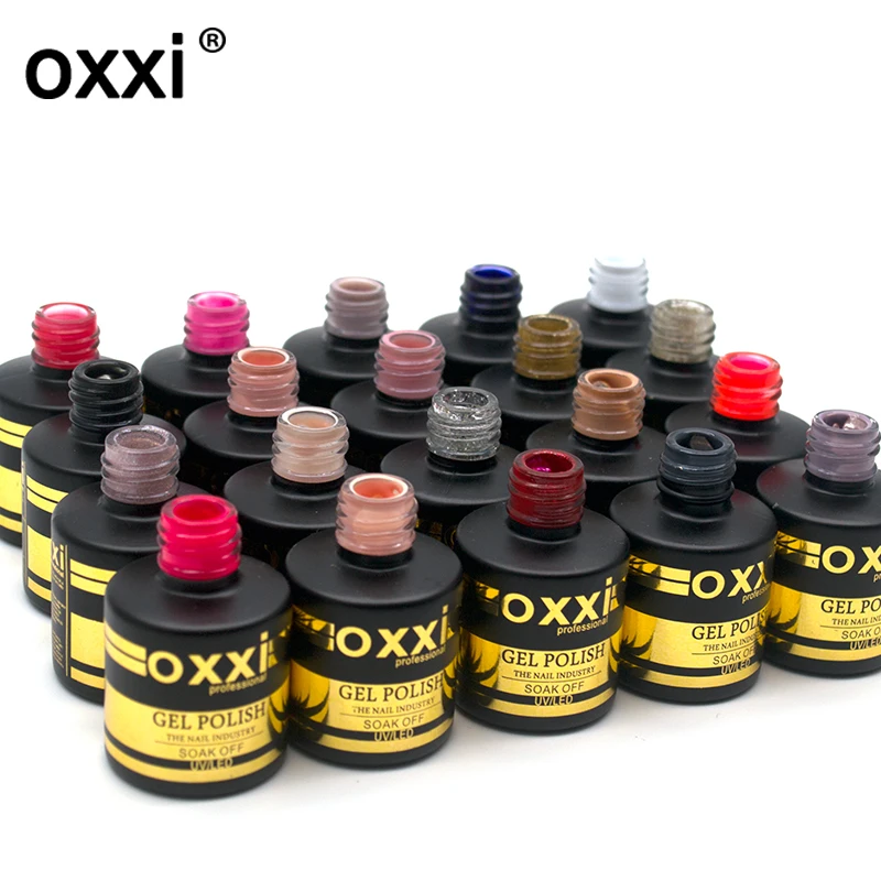 Oxxi яркий Гель-лак 8 мл Led УФ-гель для ногтей Полупостоянный Гибридный маникюрный лак для ногтей резиновое Базовое покрытие для ногтей