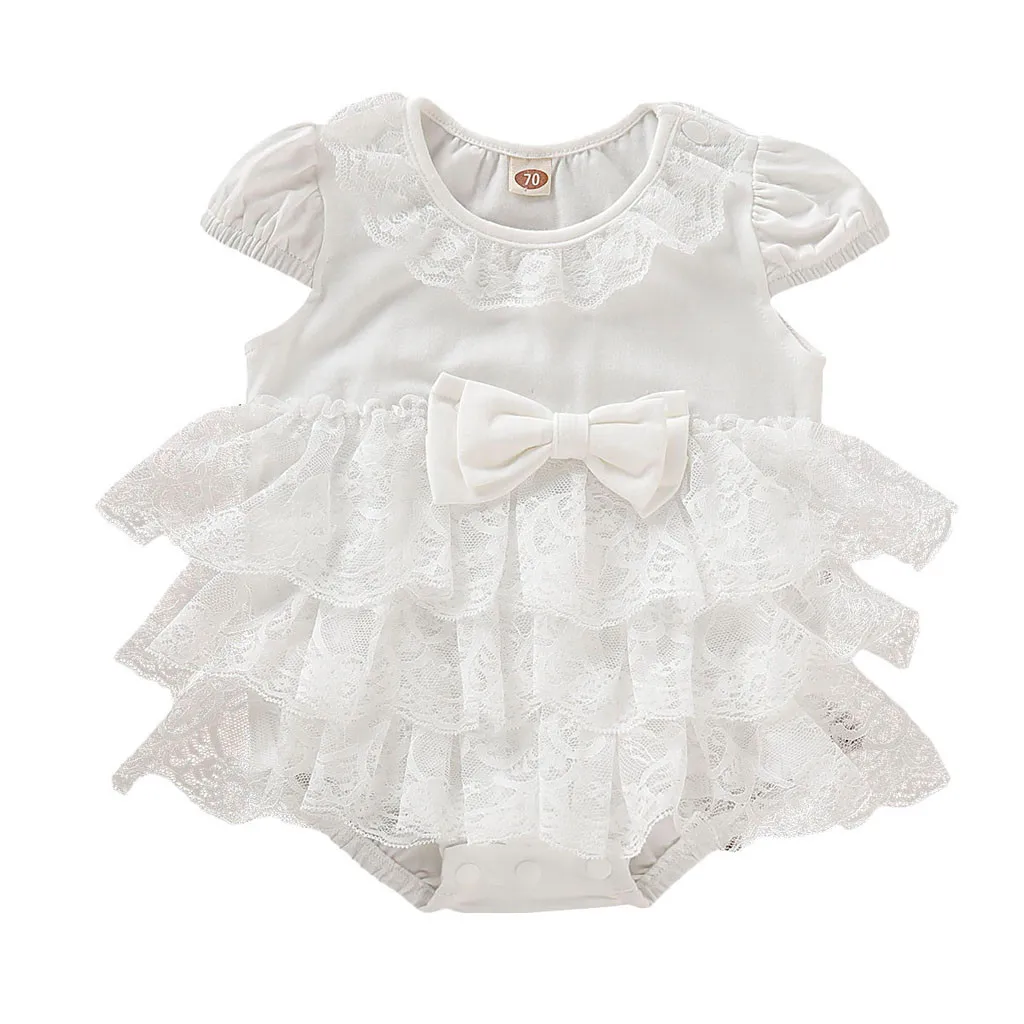 SAGACE/кружевной комбинезон пачка с цветочным рисунком Боди Одежда для маленьких