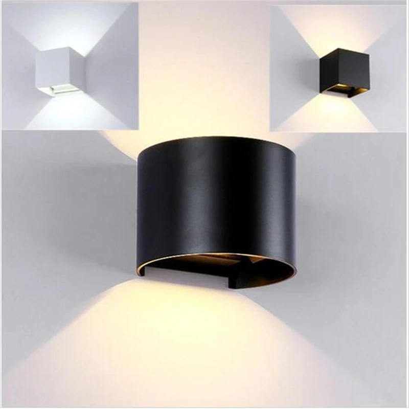 10 шт./лот 8 Вт/10 Вт с регулируемой яркостью двойные Настенные светильники для домашней лампы вверх вниз