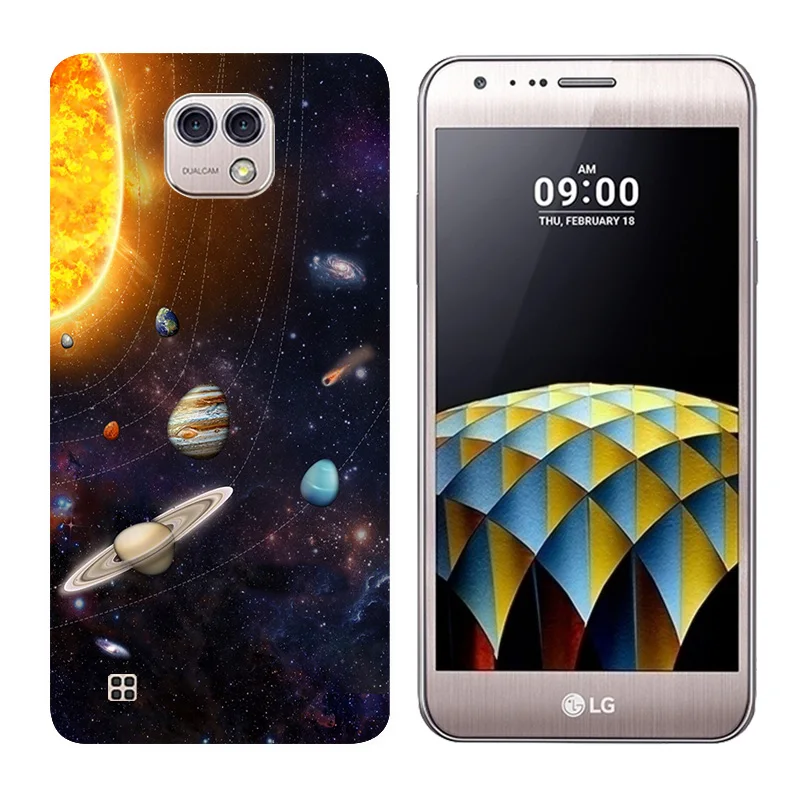 for LG X Cam K580 5.2&quot Case Cover Const Printing Silicone Soft TPU Mobile Phone |