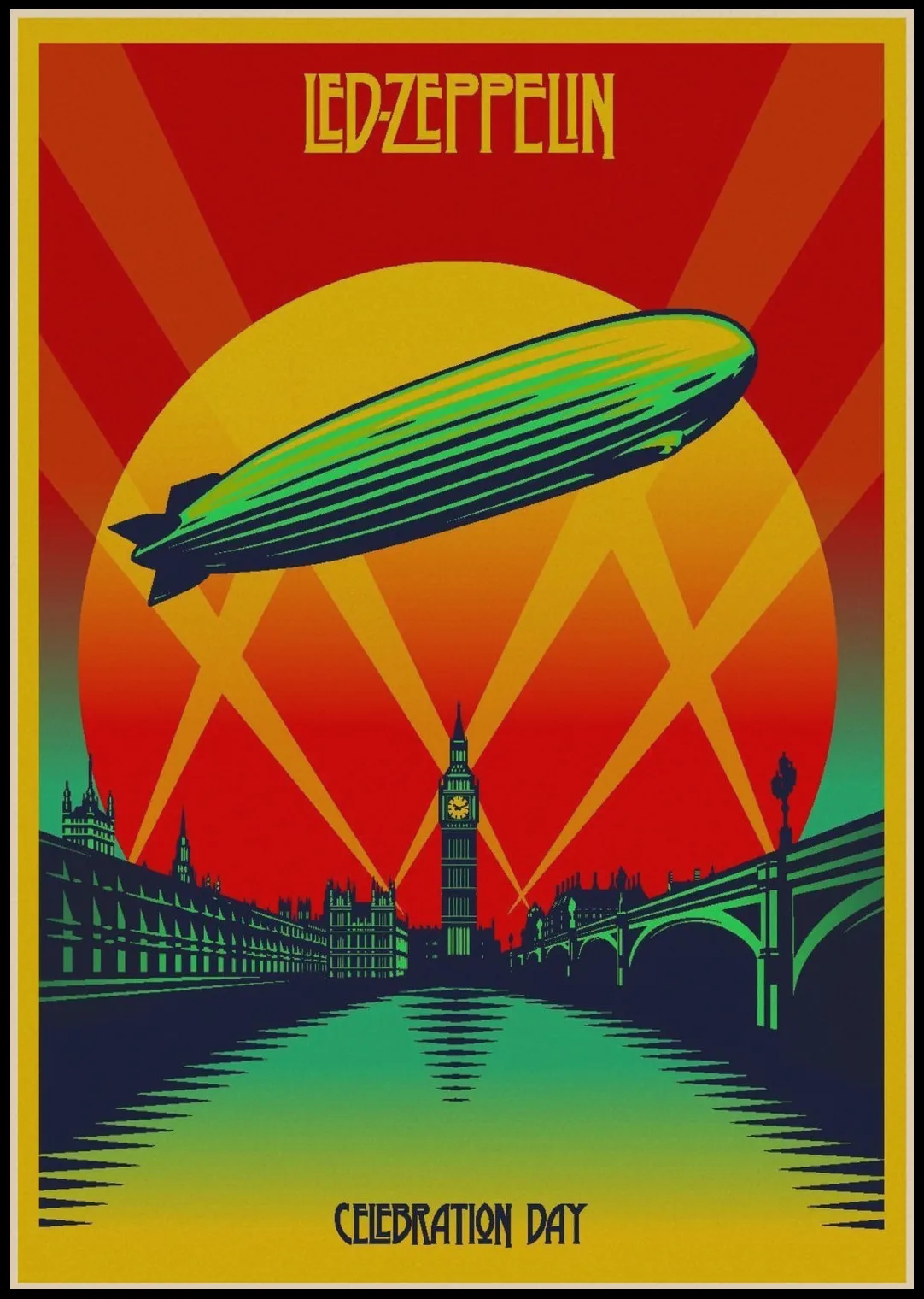 Led Zeppelin рок-музыка постеры для украшения дома Винтажный стиль Ретро Рок постеры настенные наклейки для дома Художественный бренд Декор для спальни A1 - Цвет: 15