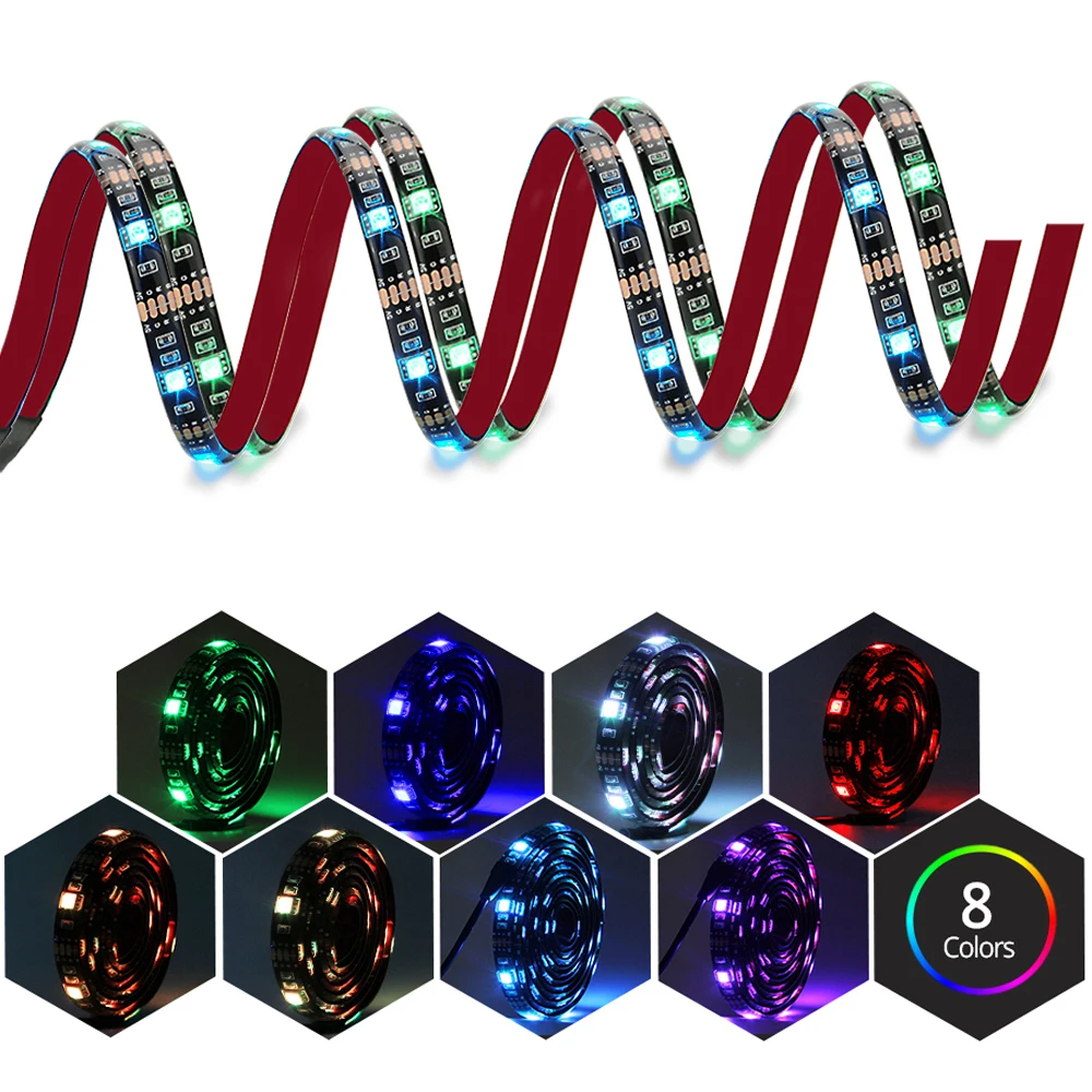 USB Светодиодная лента 5050 RGB с Bluetooth контроллер управление через приложение