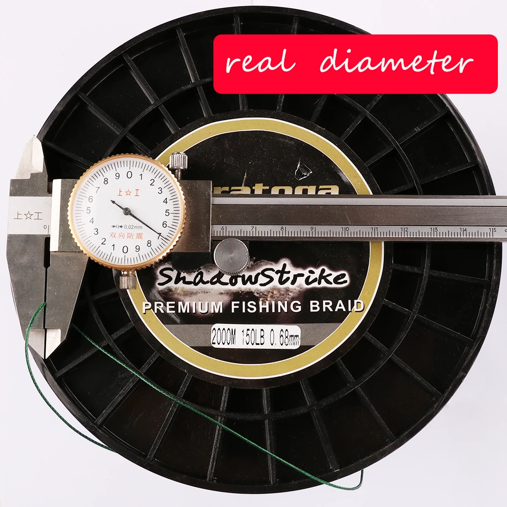 Леска плетеная из ПЭ 8 нитей 2000 м 6 фунтов|braid fishing|pe multifilament8 strands |