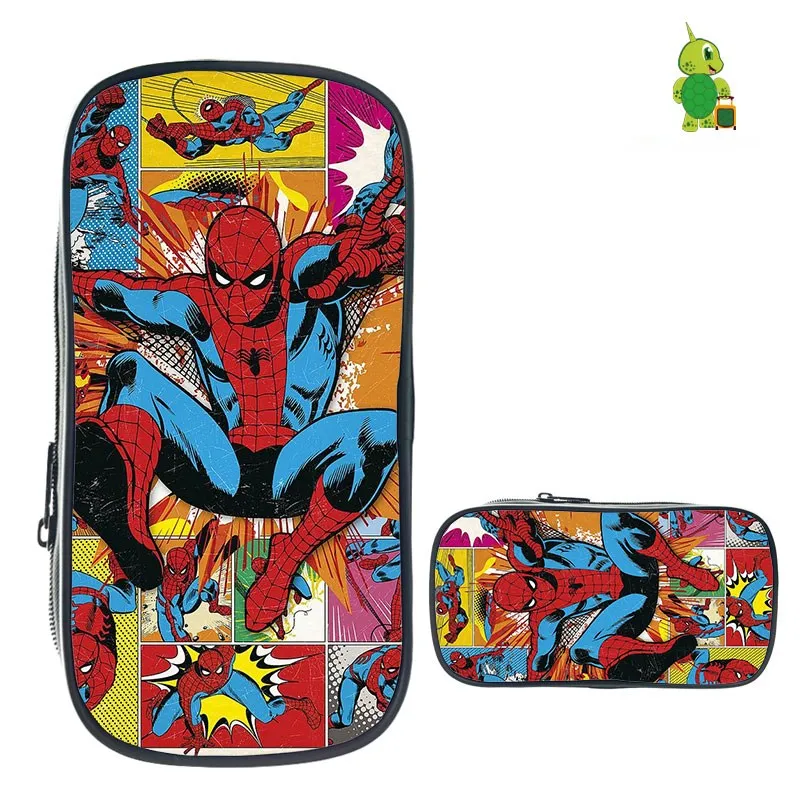 13 Spider Man Far From Home Pencil Case for Boys Girls Stationery Storage Bags Cosmetic Bag Kids School Supplies Makeup Bag - Color: 13