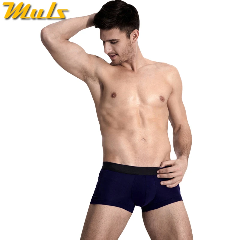 Трусы-боксеры Мужские дышащие 95% хлопок 5% спандекс без коробки 4 шт./лот | Мужская
