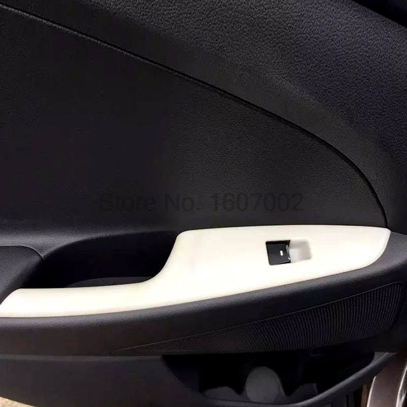 Для Hyundai Tucson 2016 2017 левый hande привод хром 4 шт. внутренние дверные боковые ручки чаша