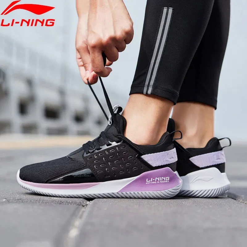 Li-Ning, женская обувь для бега с цветными зонами, дышащая, ноская, светильник, спортивная обувь, кроссовки ARHN096 XYP826
