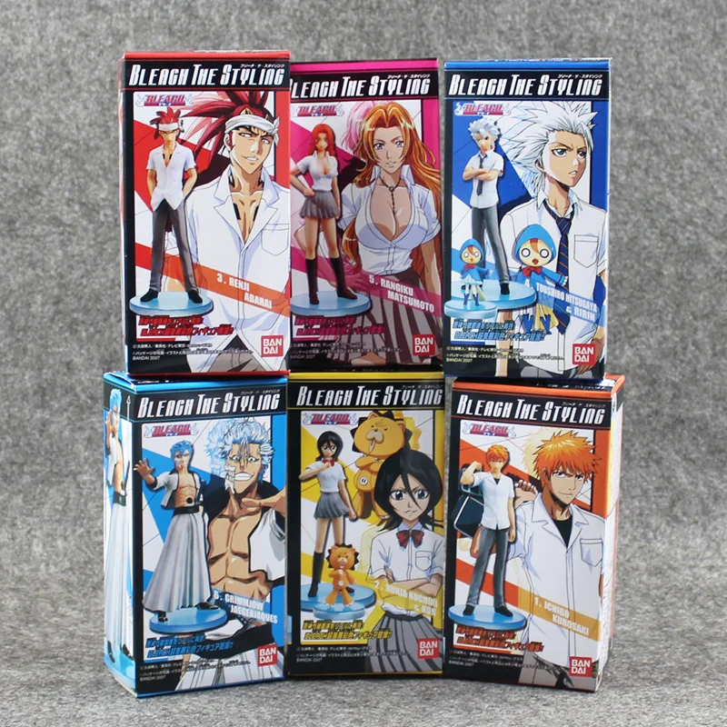 Новинка 8 шт./лот отбеливатель Kurosaki Ichigo Kuchiki рукава Aizen Sousuke Hitsugaya Toushirou ПВХ фигурка