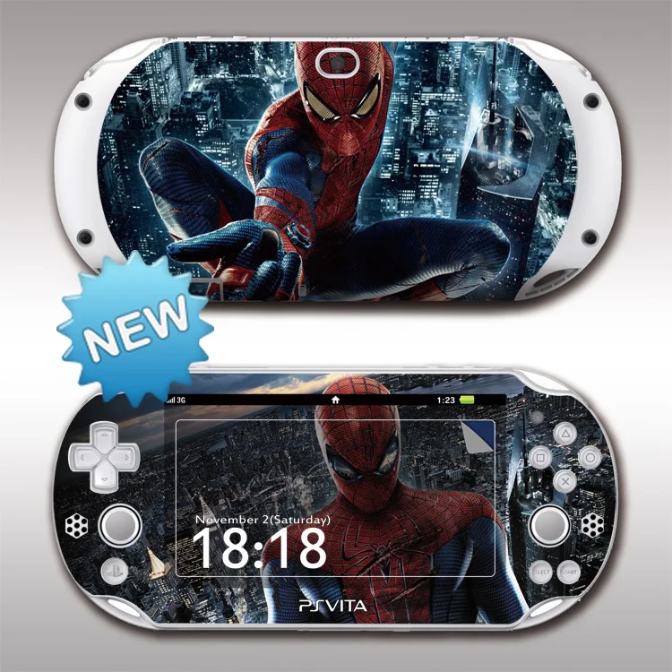 Передняя и задняя защитная пленка PSV2000 Bleach Skin sticker s Cover для sony PS vita 2000 наклейка с человеком-пауком виниловая защитная пленка