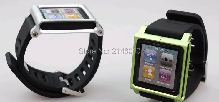 Многофункциональный набор наручных часов браслет для iPod Nano 6 6g Алюминиевый