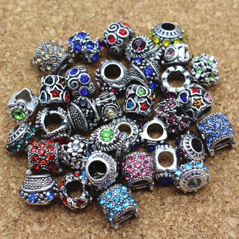 50 шт. бусины шармы для браслета|bracelet diy|charm bracelet diyfit mix |