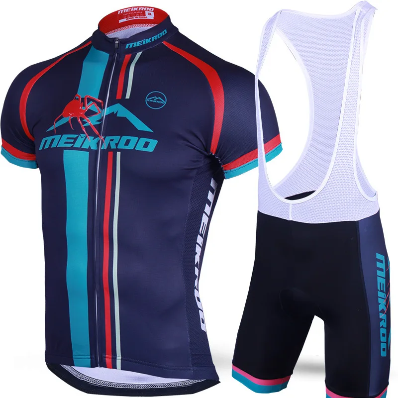 Мужская спортивная одежда для велоспорта Ropa Ciclismo красная дышащая велосипедная с