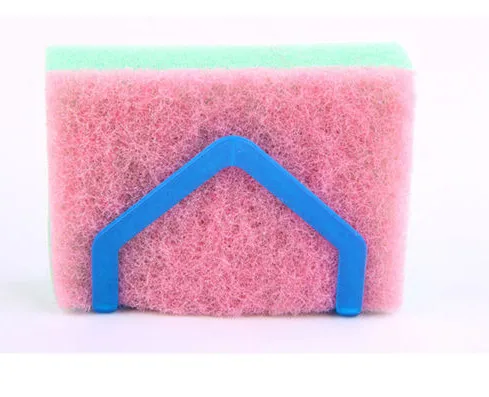 Кухонный инструмент удобный держатель для губки на присоске раковины