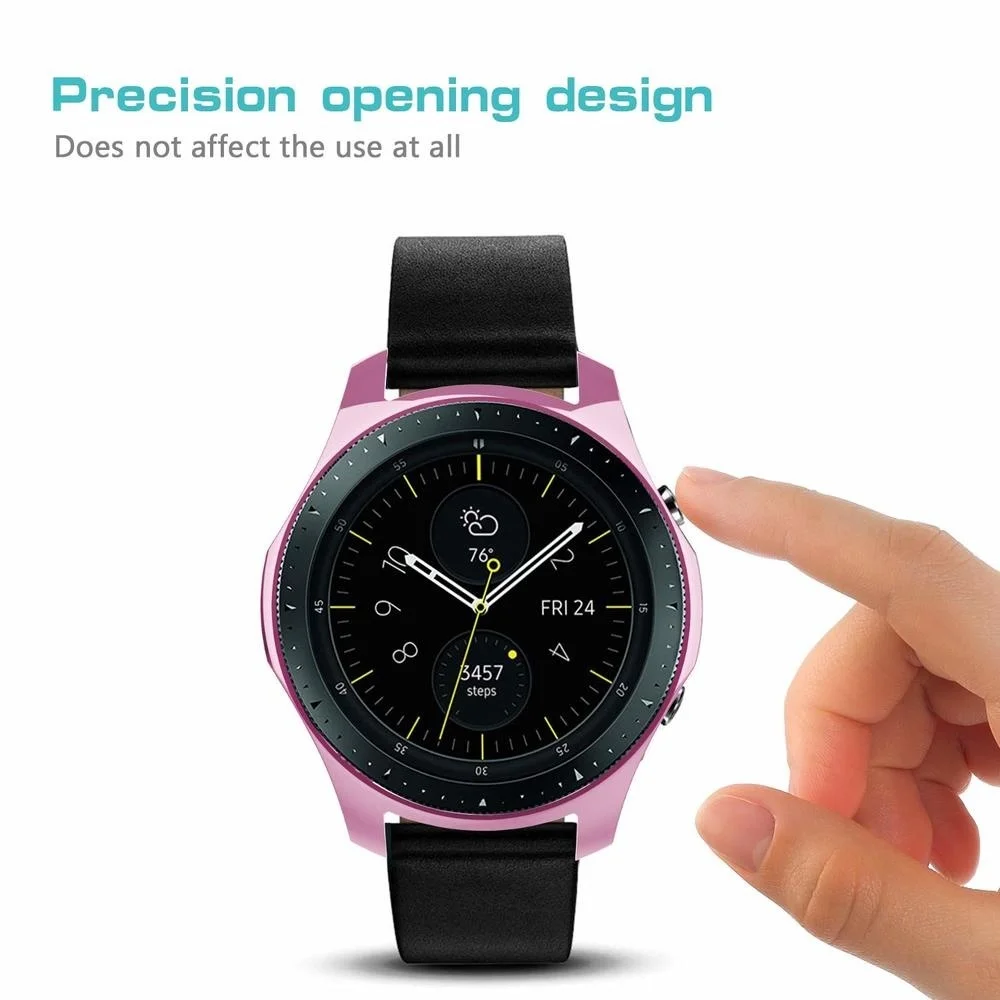 Gear S3 frontier для samsung Galaxy Watch, 46 мм, 42 м, ремешок, чехол, reloj, покрытие из мягкого ТПУ, все вокруг, защитный чехол, оболочка, рамка