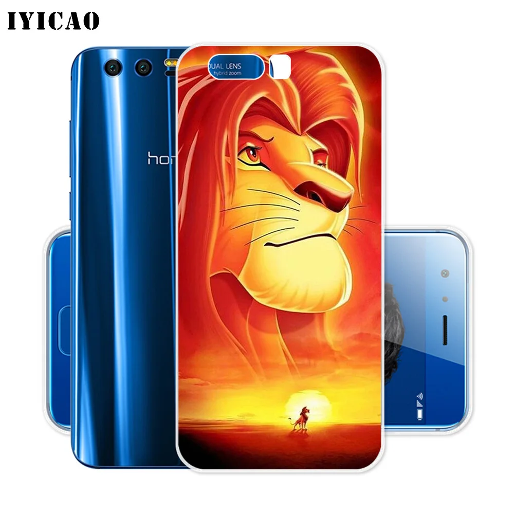 Мягкий силиконовый чехол IYICAO для Huawei Y9 Y7 Y6 Prime 2018 Honor 8C 8X 8 9 10 Lite 7X 7C 6A 7A