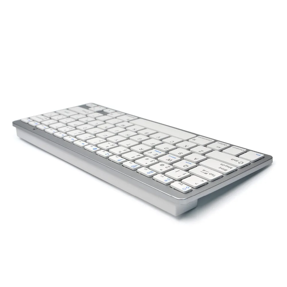 Zienstar испанский язык ультра тонкая беспроводная клавиатура Teclado Bluetooth 3 0 для Ipad Iphone