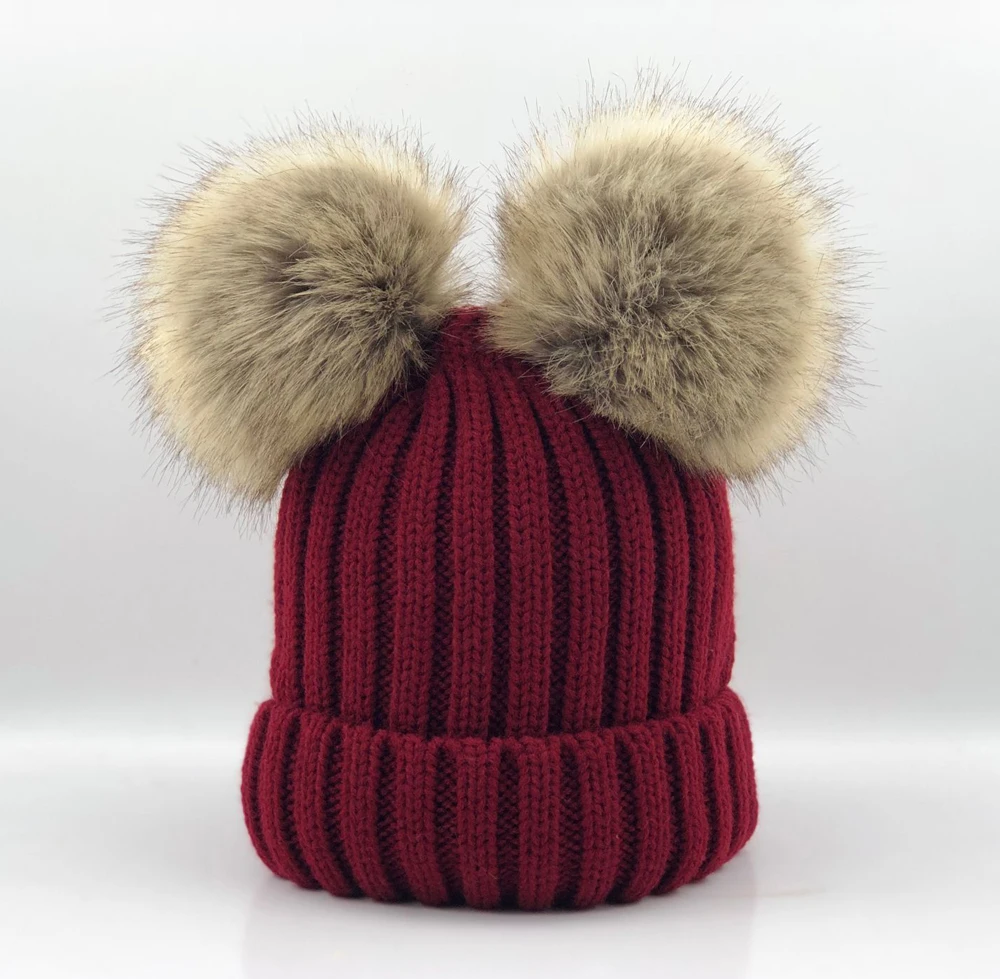 Зимняя теплая шапка Gorros Para Bebe для маленьких девочек и мальчиков большой размер 15