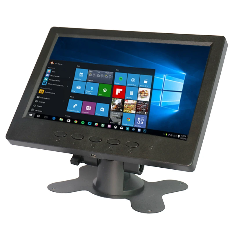 Горячая продажа 7 дюймов BNC CCTV монитор маленький размер HDMI lcd VGA с AV/BNC/VGA/HDMI/USB двумя
