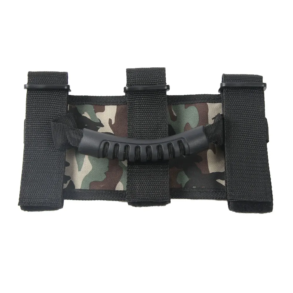 

New Camouflage Holder Roll Bar Handle Mount Side Grab Handles Cover Decoration For Jeep 2007-2016 Wrangler Car Styling Covers