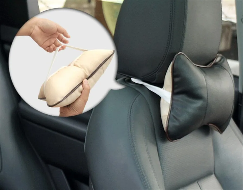 Автомобильная подушка для шеи 2 шт. перфорированный дизайн чехол Land Rover LR4 LR2 Evoque