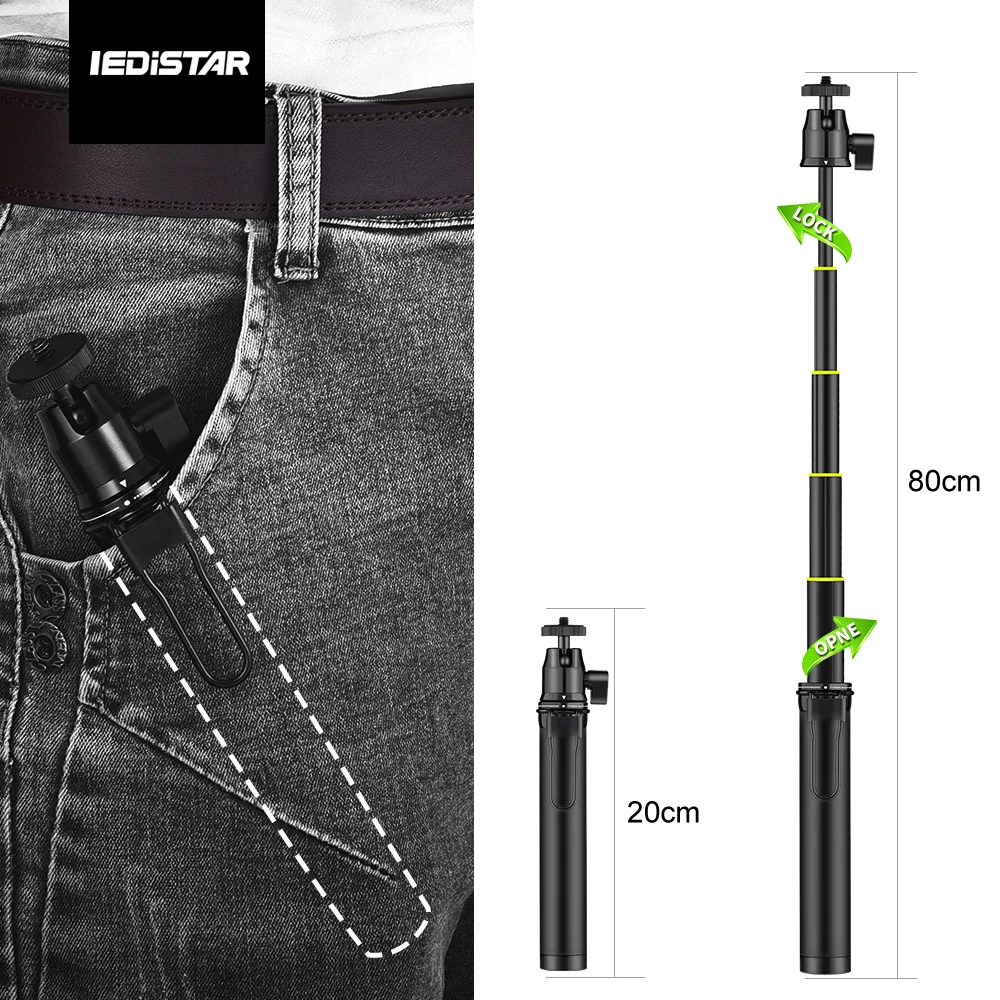 New selfie stick with self-timer Bluetooth and Gopro hero5 remote control for iphone7/8 xiao yi sony gopro cameras | Электроника