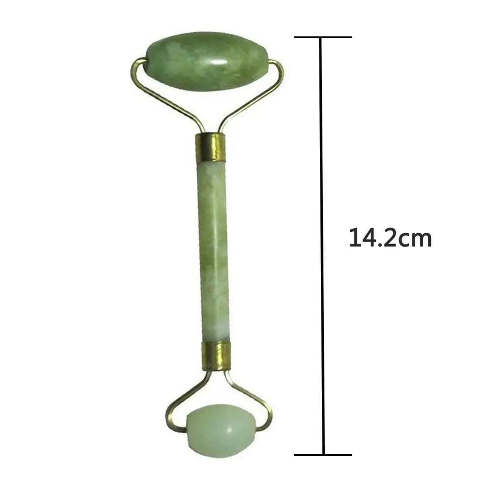 Натуральный косметический массаж лица 1 шт. Нефритовый роликовый массажер для