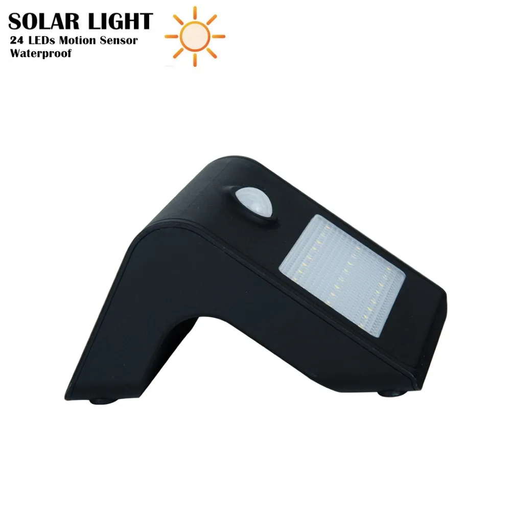 Садовая светодиодная Солнечная лампа водонепроницаемый IP65 2835 SMD 24 светодиода ABS