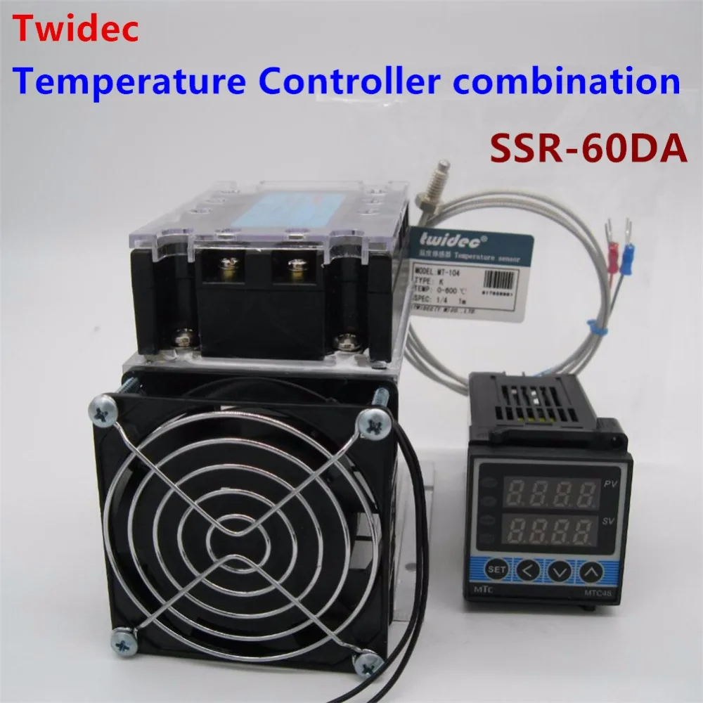 Высокое качество регулятор термостата SSR выход PID температуры + Термопара K