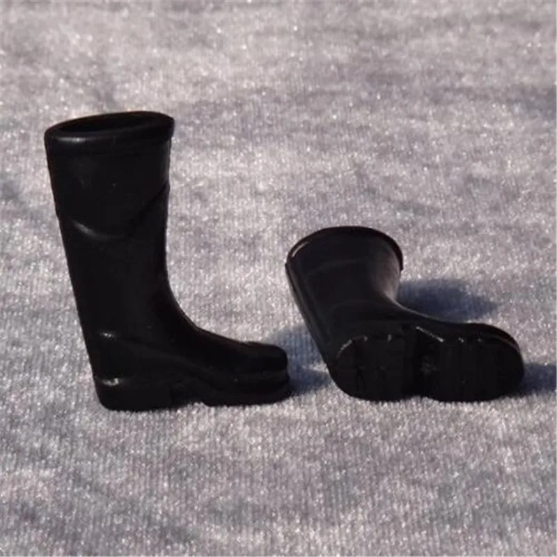 EatingBiting (R) милые миниатюрный кукольный домик 1 пара черный непромокаемые сапоги