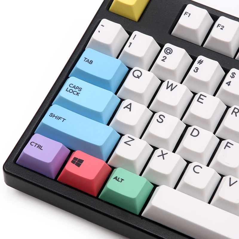 PBT Мел keycap Вишневый профиль краситель подстилка 123 ключей для вишни механическая