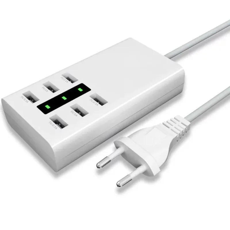 Родственная душа 6 Порта Micro Usb Устройство концентратор ВЕЛИКОБРИТАНИИ США ЕС 7.2A