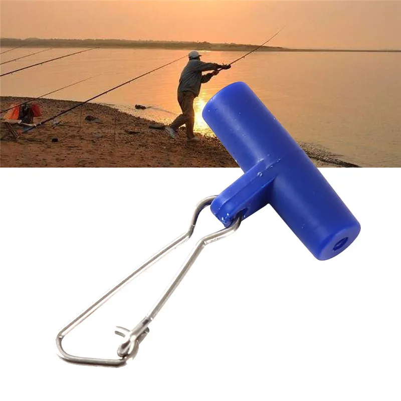 10pcs/set Fishing Sinker Slip Clips Plastic Head Swivel With Hooked Snap Anti-wrap Pin Balance Hook Slide Accessories | Спорт и