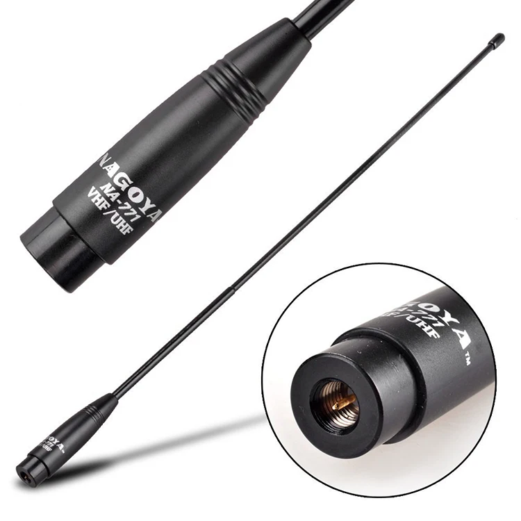 100% Original Nagoya NA-701 Dual Band SMA-M Male Antenna ICOM IC-V8 PUXING For Yaesu Vertex CB Radio Station Walkie Talkie