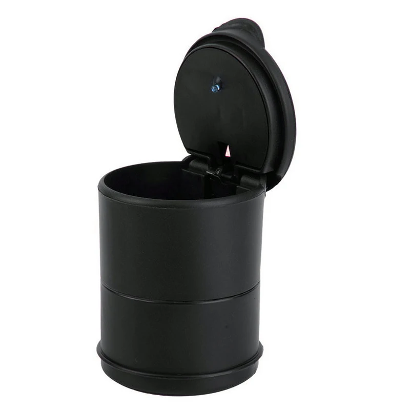 

Car Auto Truck LED Light Cigarette Ash Ashtray Butt Extinguish Holder Cylinder Office Cup Can Smoke Accessory
